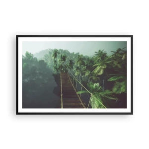 Poster în ramă neagră - Deasupra cazanului verde - 91x61 cm