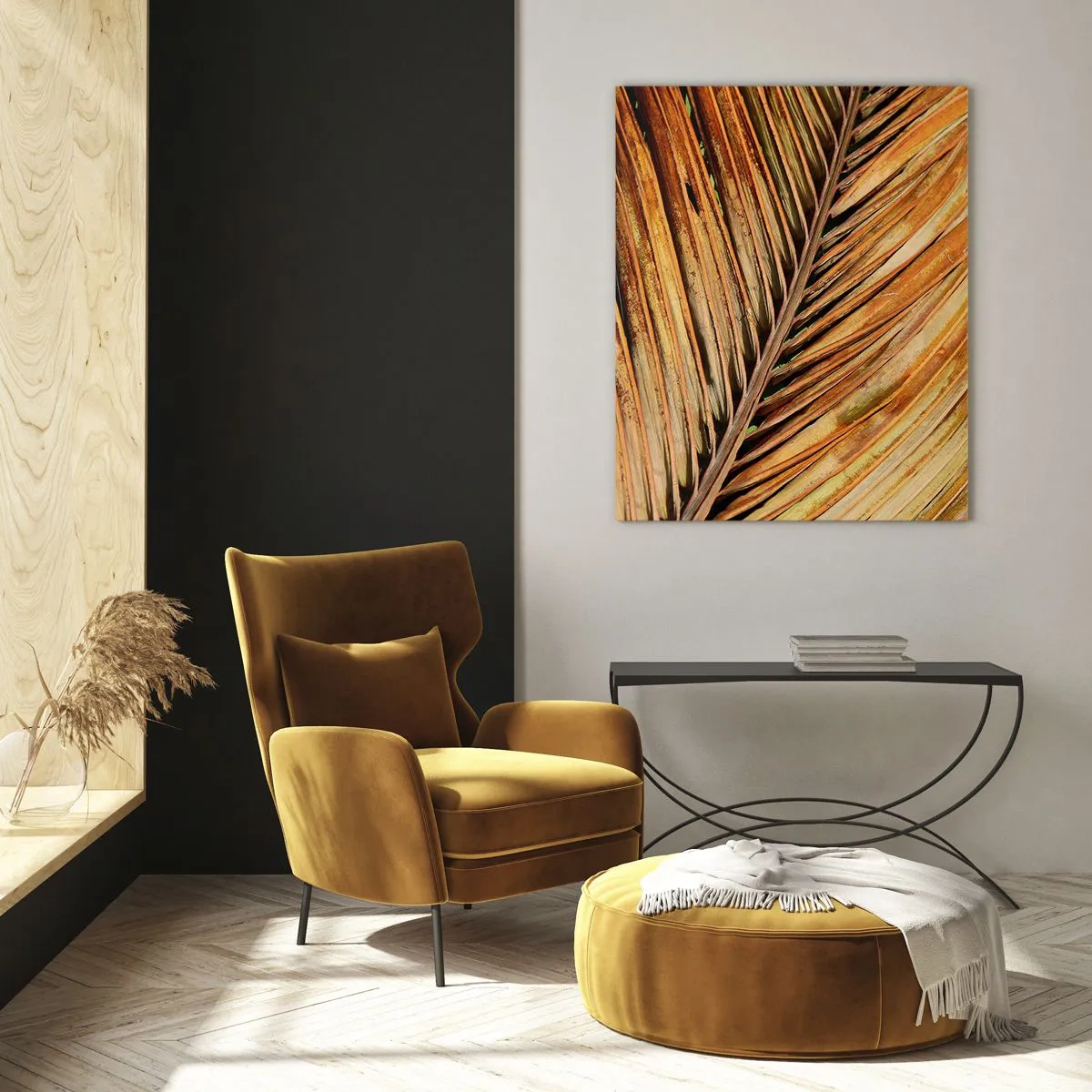 Tablou pe sticlă - Aur de nucă de cocos - 70x100 cm