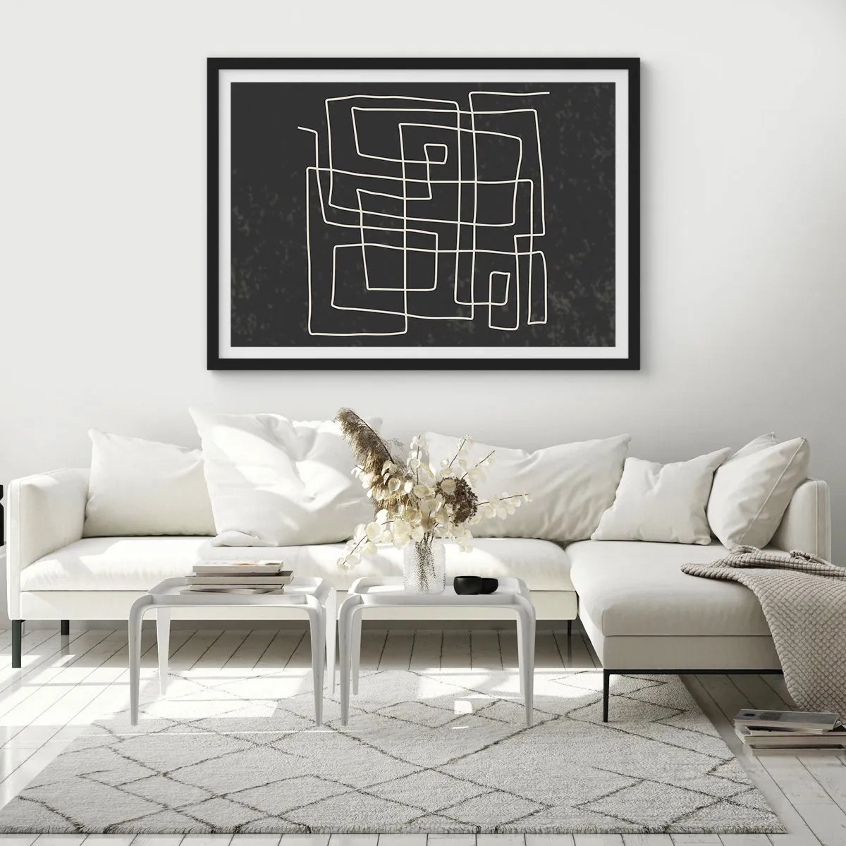 Poster în ramă neagră - Nu atât de simplu - 40x30 cm