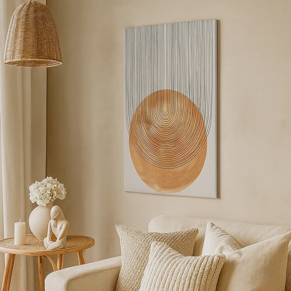 Tablou pe pânză - Compoziția solară - 50x70 cm