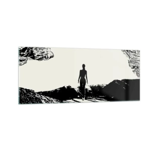 Tablou pe sticlă - O nouă înfățișare - 100x40 cm