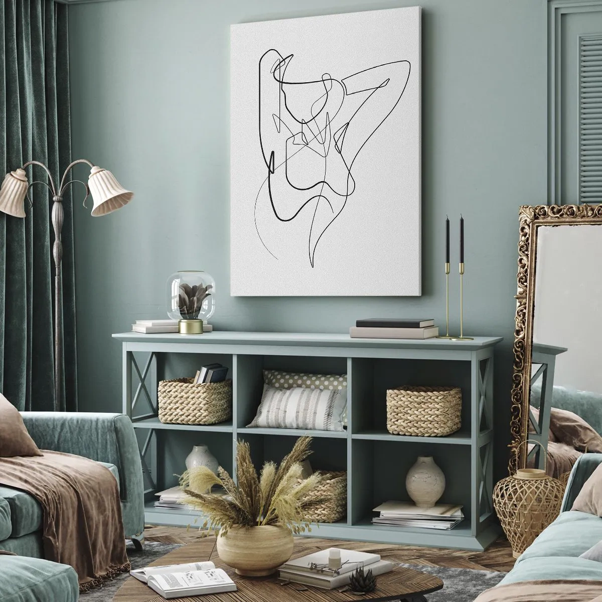 Tablou pe pânză - Cine ești tu? - 70x100 cm