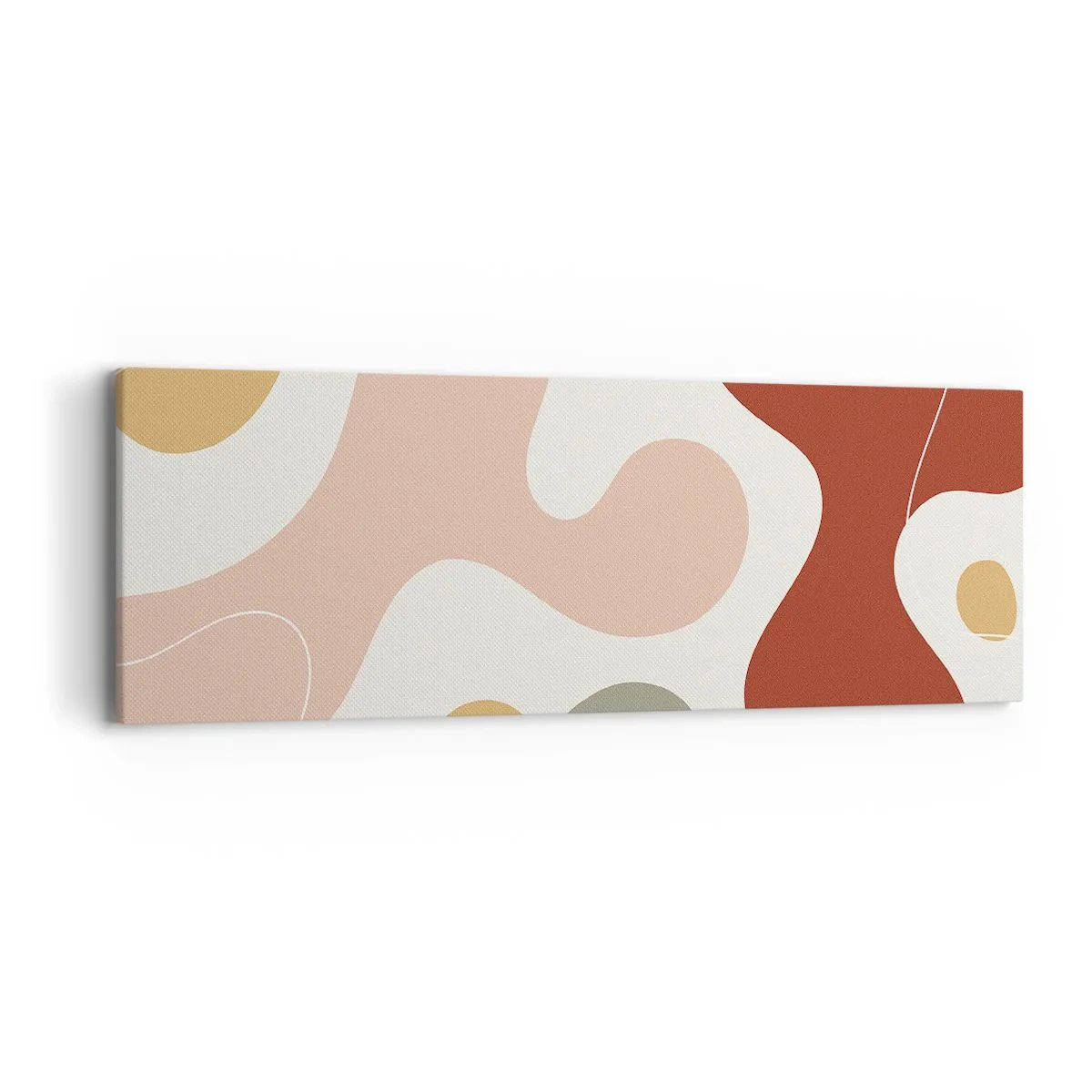 Tablou pe pânză - Pete colorate? - 90x30 cm