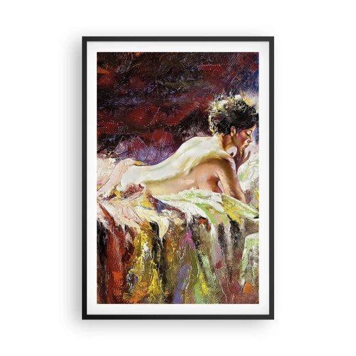 Poster în ramă neagră - Venus în gând - 61x91 cm