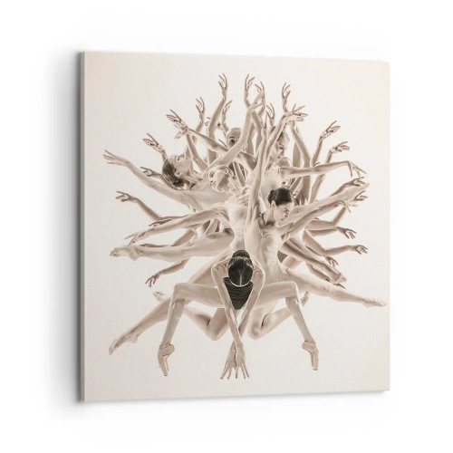 Tablou pe pânză - Înflorirea în dans - 60x60 cm