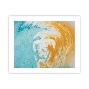 Poster - Vârtej de pastel - 50x40 cm