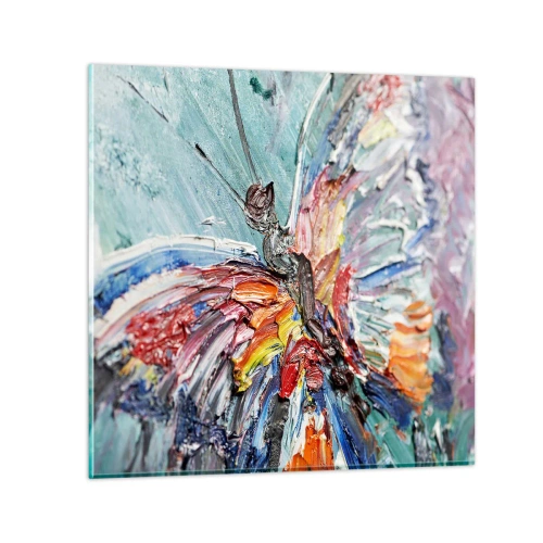 Tablou pe sticlă - Pictat de natura - 40x40 cm