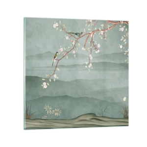 Tablou pe sticlă - Primăvara, ah, tu ești - 60x60 cm