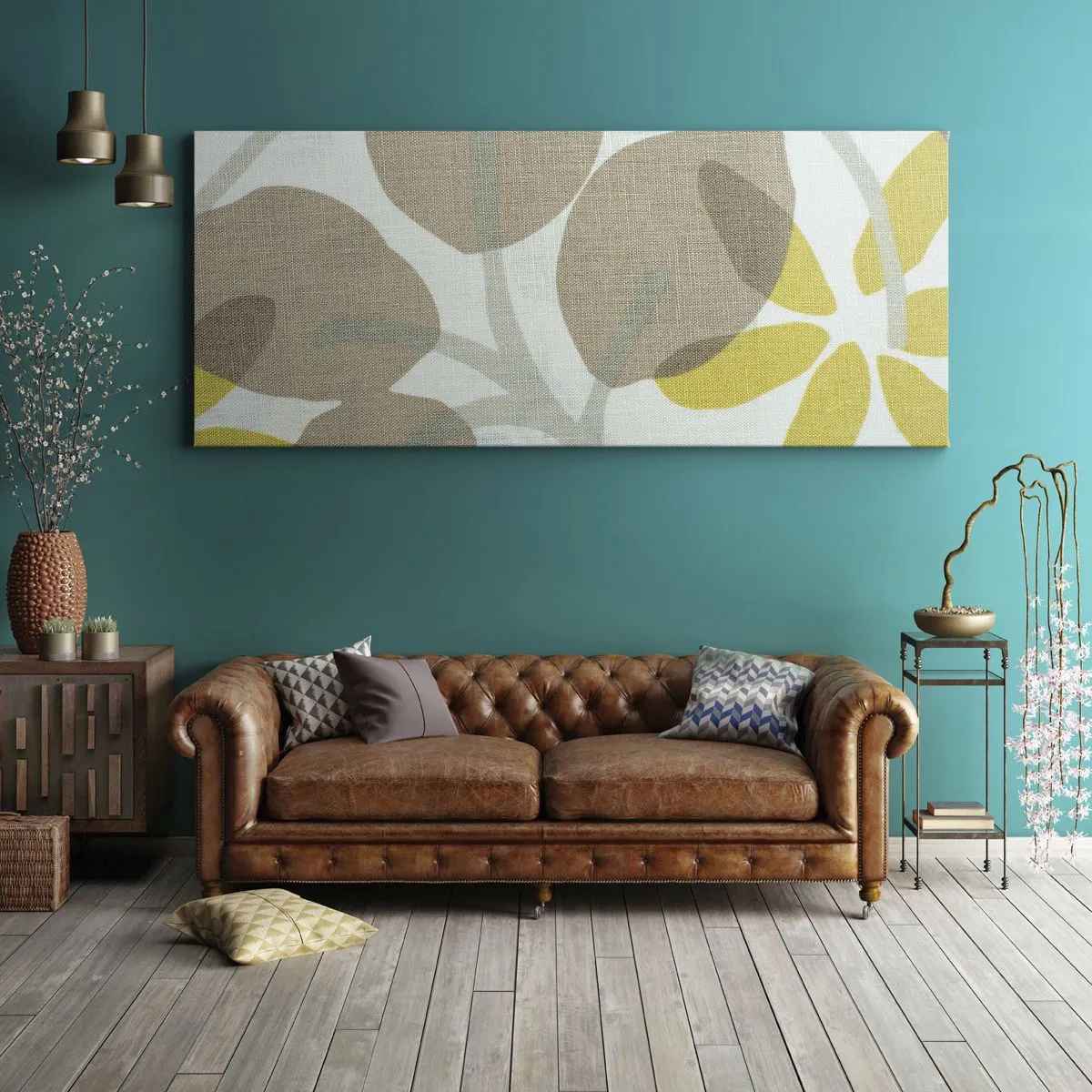 Tablou pe pânză - Compoziție în plin soare - 100x40 cm