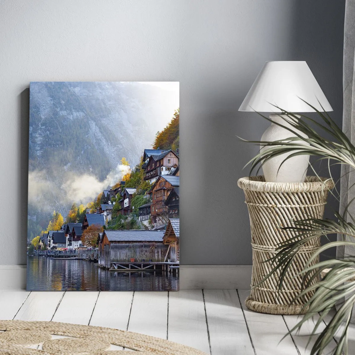 Tablou pe pânză - Atmosferă alpină - 55x100 cm