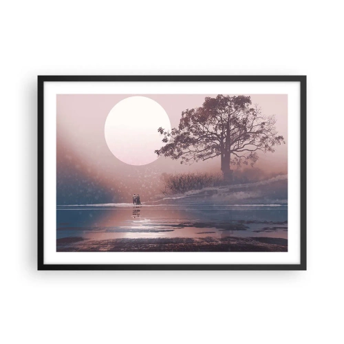 Poster în ramă neagră - Minuni nocturne - 70x50 cm