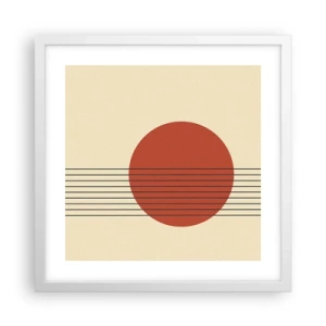 Poster în ramă albă - În continuare - 40x40 cm