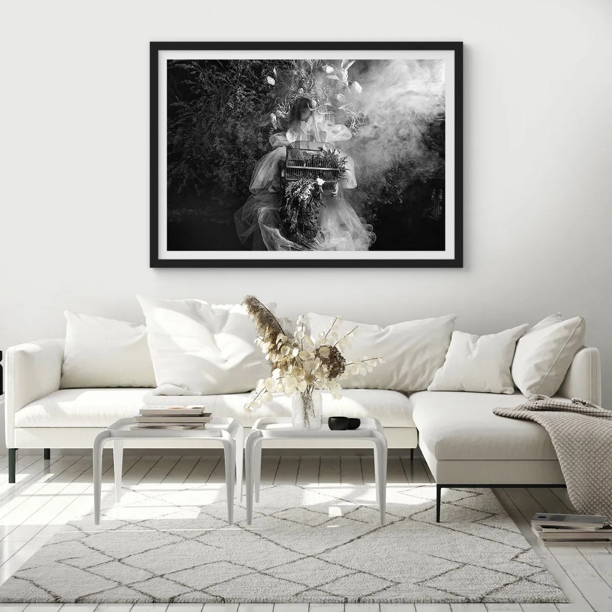 Poster în ramă neagră - Mama însăși - Natura - 50x40 cm