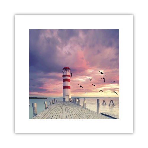 Poster - Să ne întoarcem în port - 30x30 cm