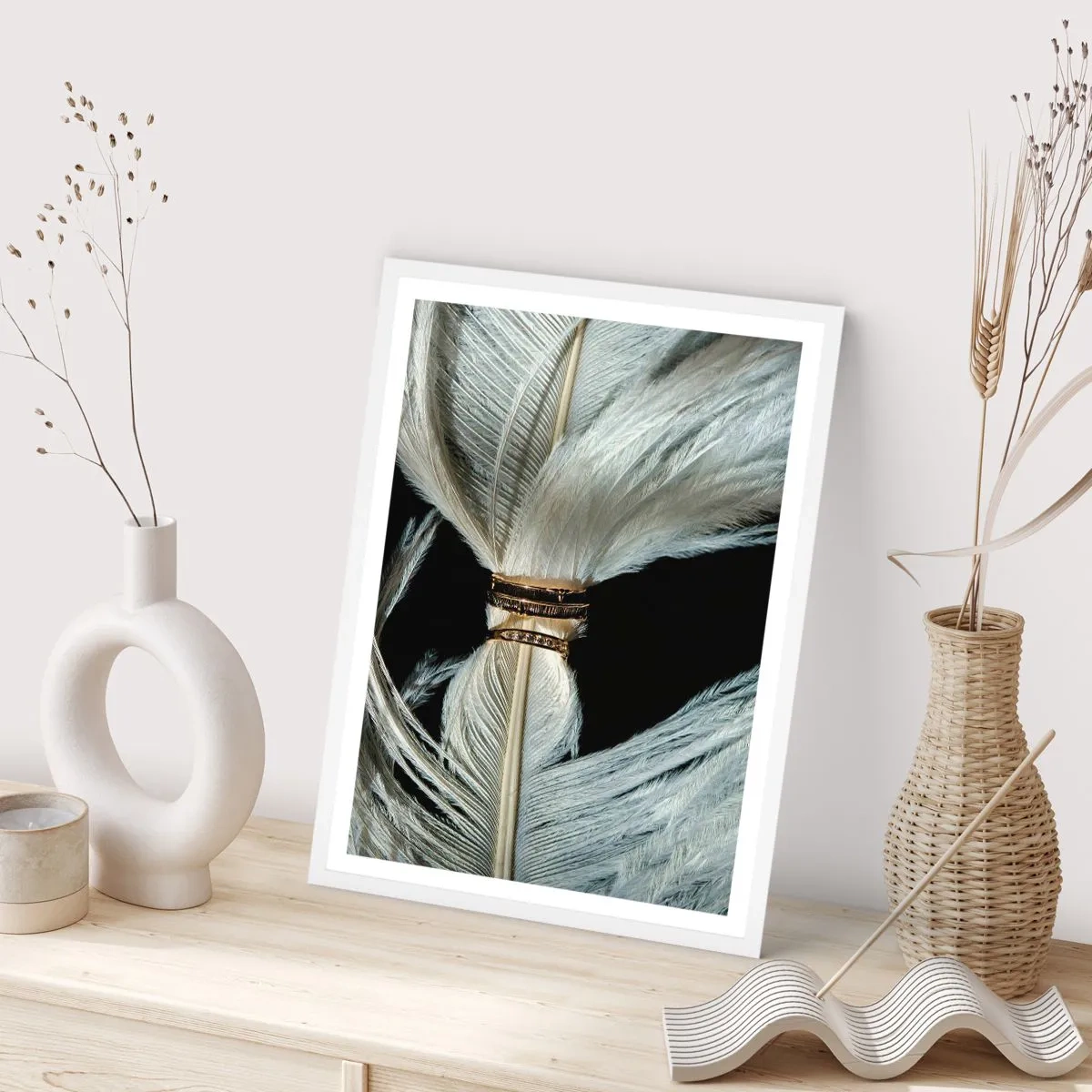 Poster în ramă albă - ...și nu te voi părăsi.. - 30x40 cm