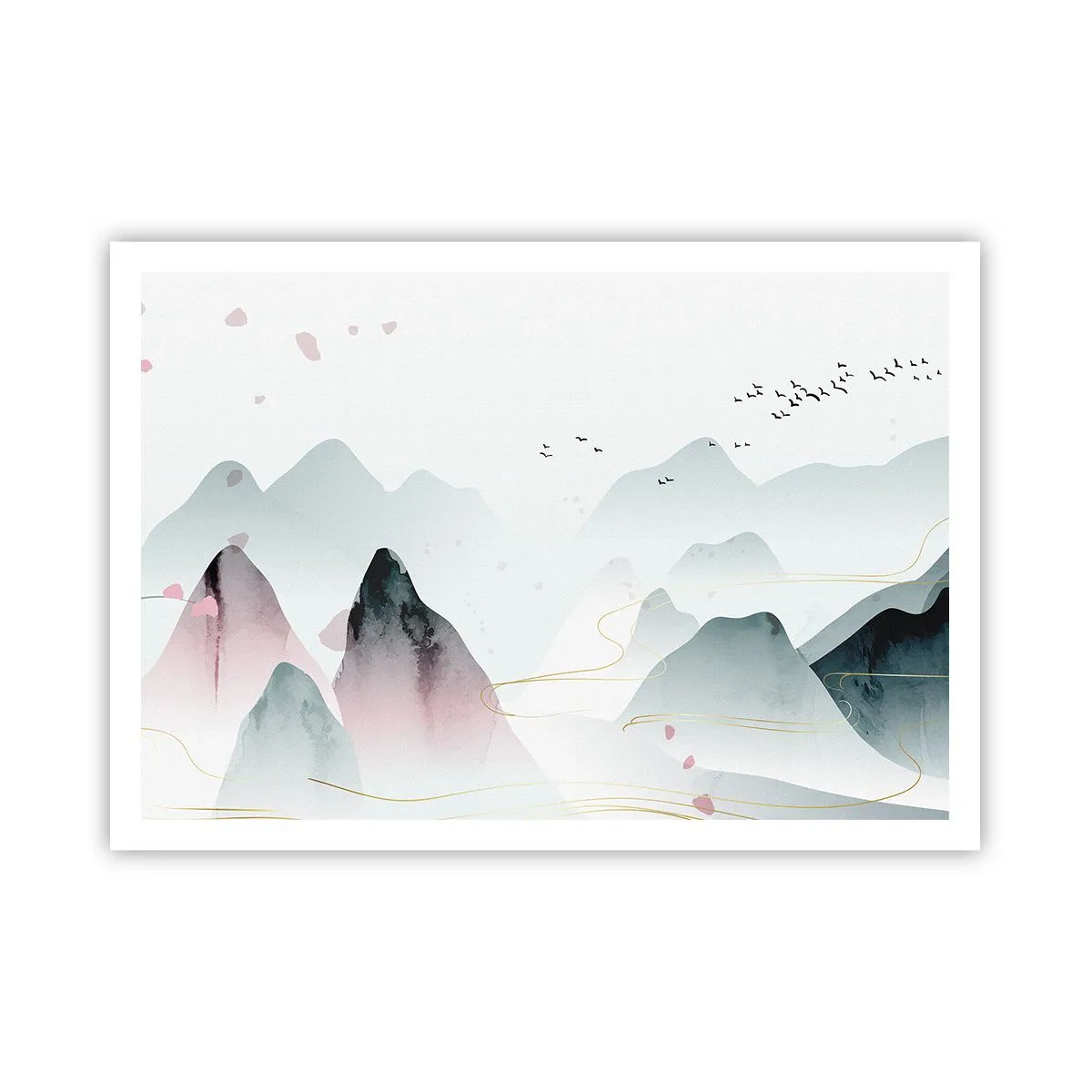 Poster - Peste vârfuri - 100x70 cm
