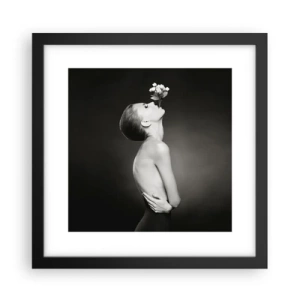 Poster în ramă neagră - Eleganță excentrică - 30x30 cm