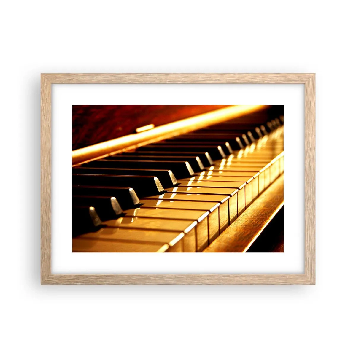 Poster în ramă de stejar deschis - Posibilități nelimitate - 40x30 cm