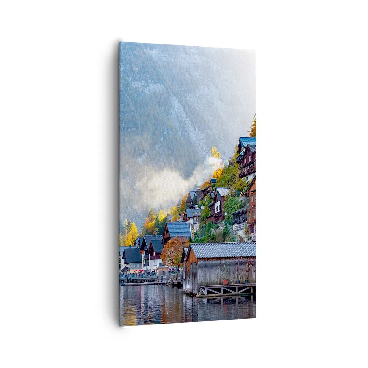 Tablou pe pânză - Atmosferă alpină - 65x120 cm