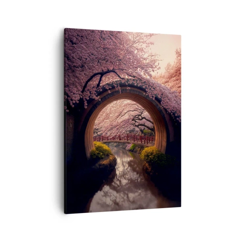 Tablou pe pânză - Primăvara japoneză - 50x70 cm