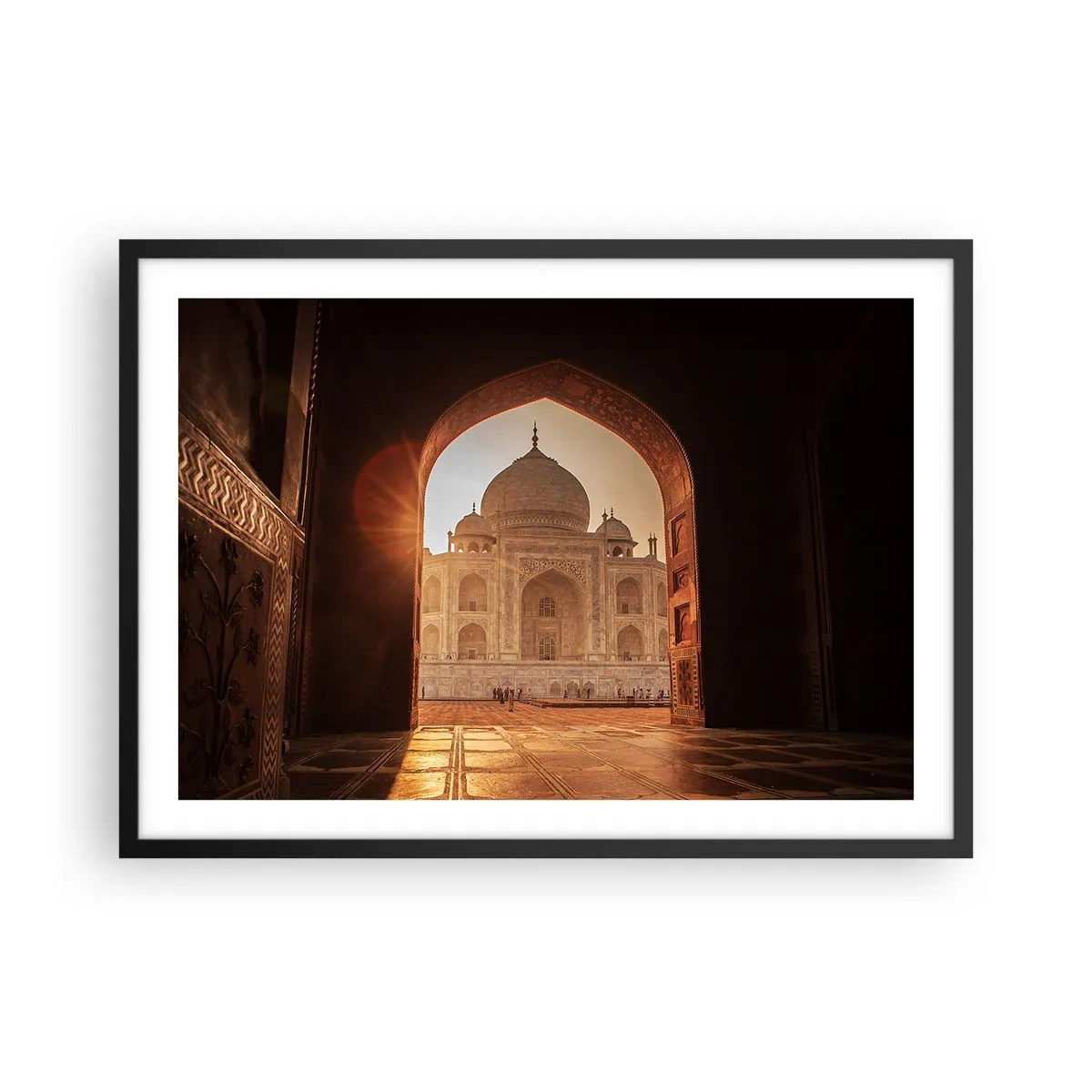 Poster în ramă neagră - Un monument al iubirii nepământene - 70x50 cm