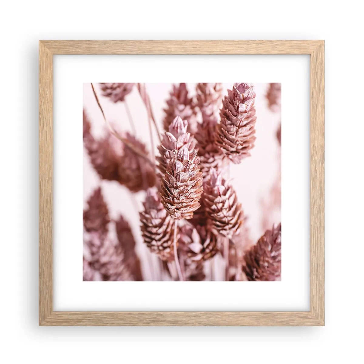 Poster în ramă de stejar deschis - Aparent discrete - 30x30 cm