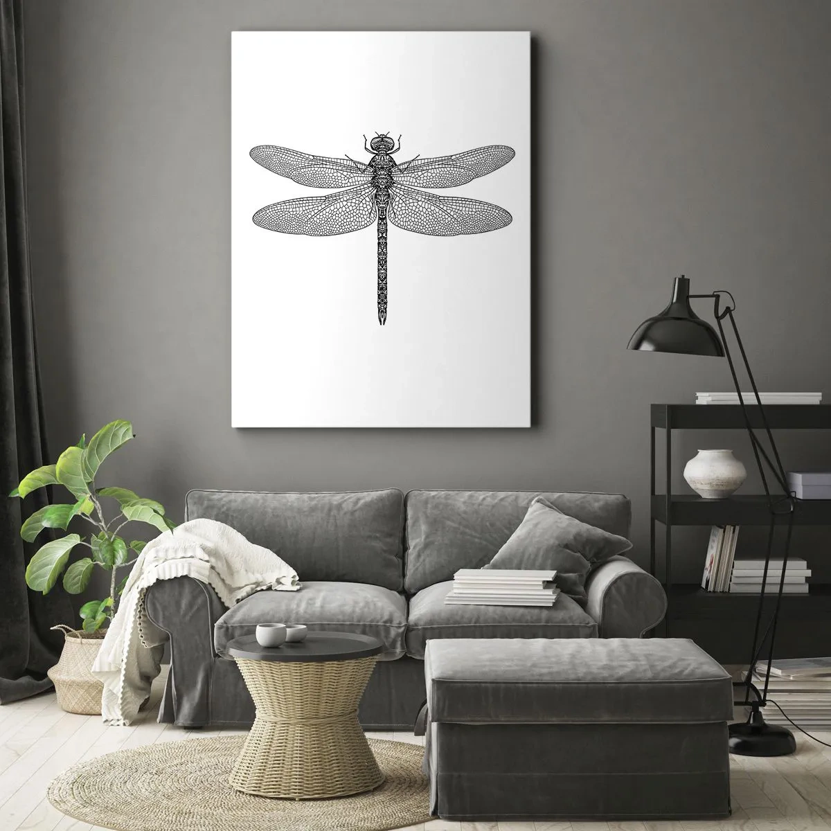 Tablou pe pânză - Precizia naturii - 45x80 cm