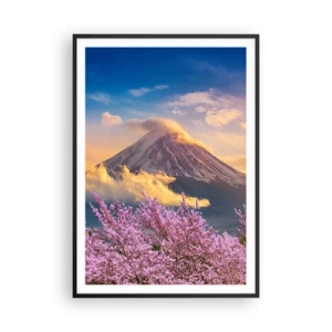 Poster în ramă neagră - Sfințenia japoneză - 70x100 cm