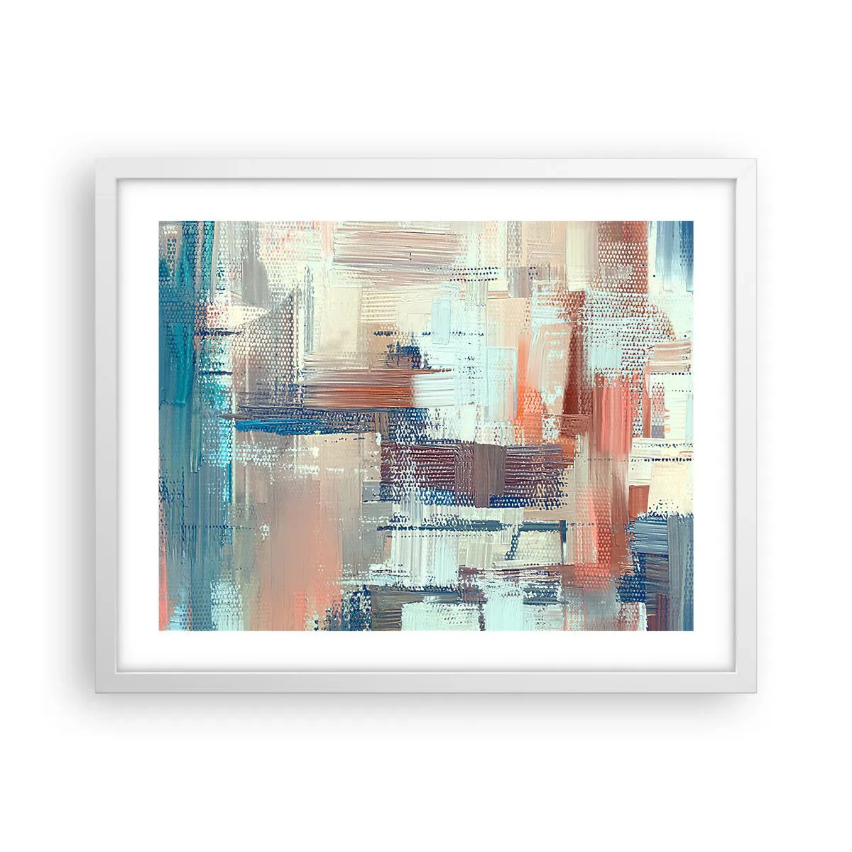 Poster în ramă albă - Întinde-te spre lumină - 50x40 cm