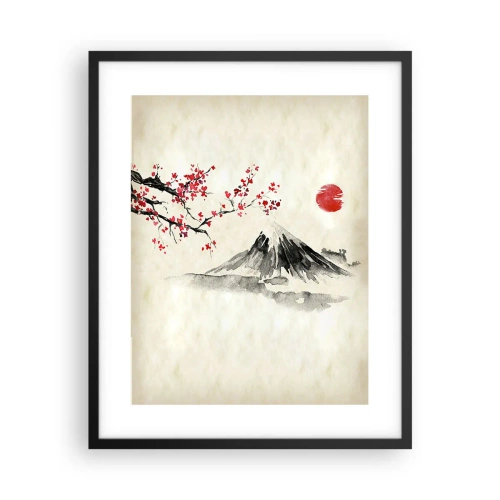 Poster în ramă neagră - Îndrăgostește-te de Japonia - 40x50 cm