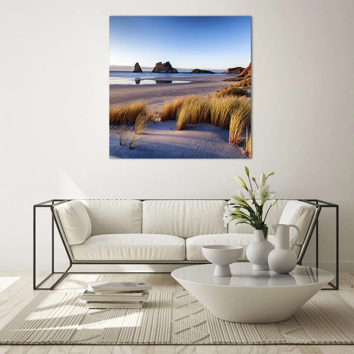 Tablou pe sticlă - Pentru cei care caută pacea - 60x60 cm