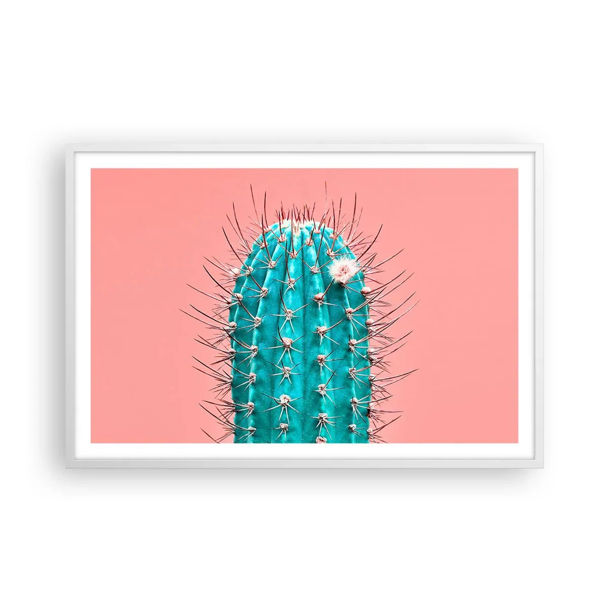 Poster în ramă albă - Doar privește - 91x61 cm