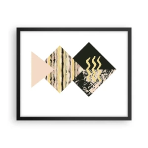 Poster în ramă neagră - Aparent simplu - 50x40 cm