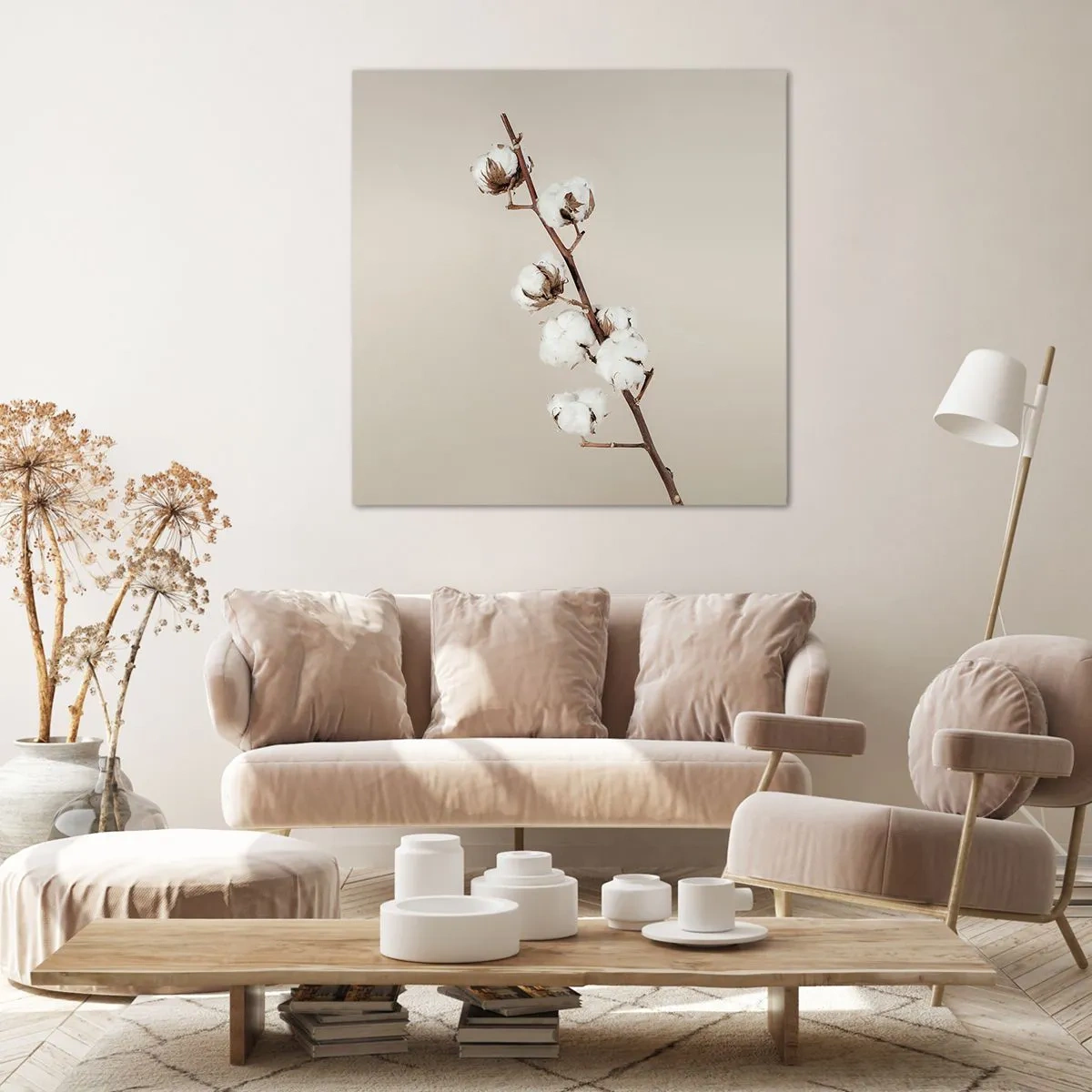 Tablou pe pânză - La sursa moliciunii - 50x50 cm