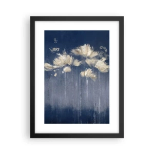 Poster în ramă neagră - Ca petalele în vânt - 30x40 cm
