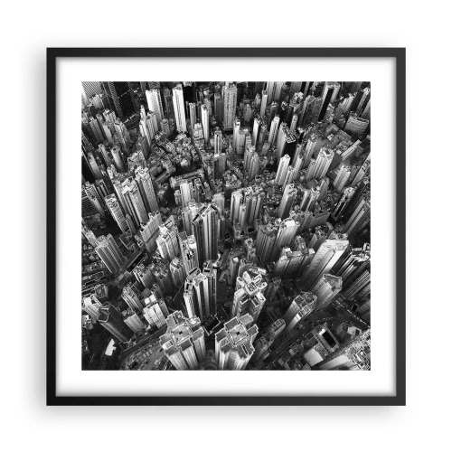 Poster în ramă neagră - Din ce în ce mai sus - 50x50 cm
