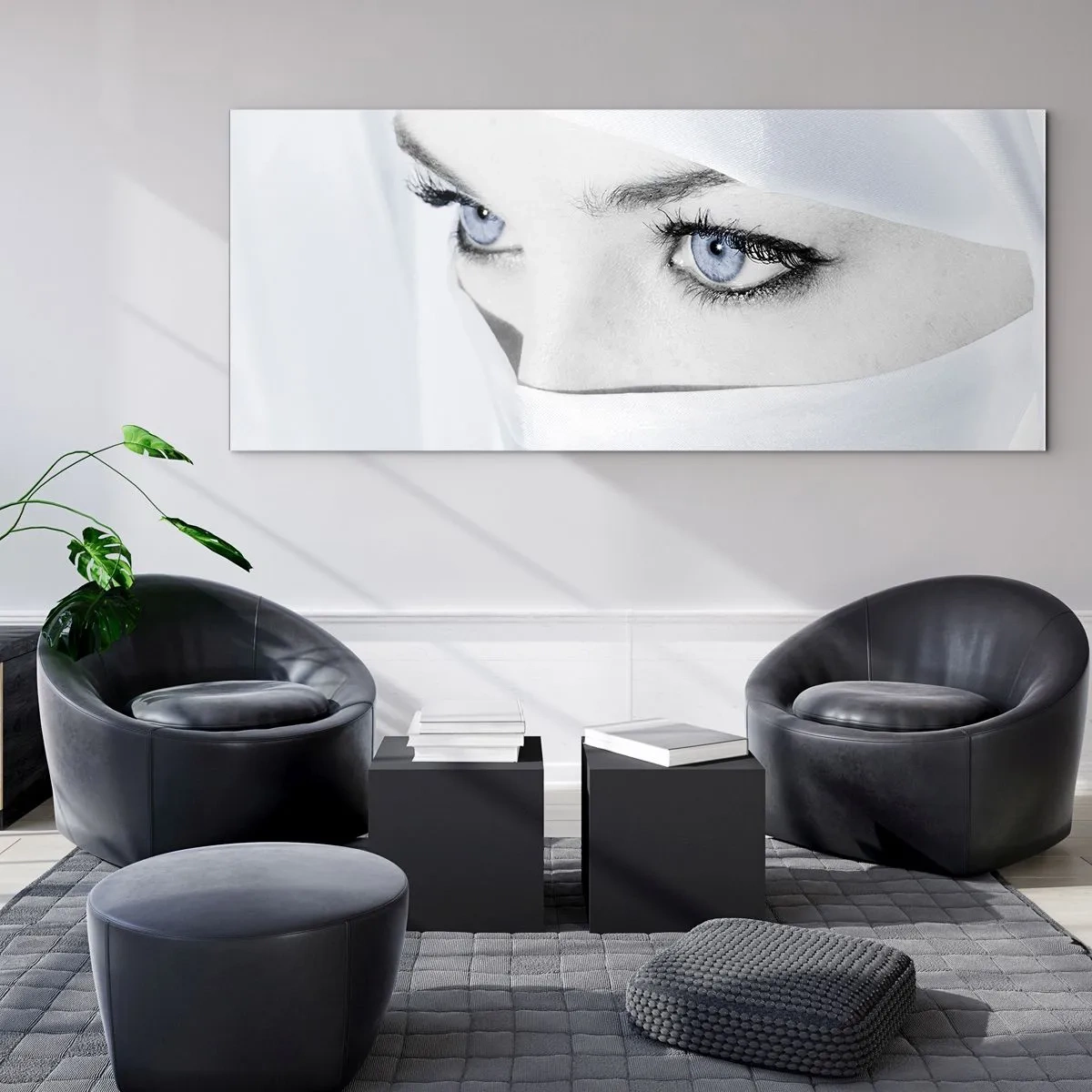 Tablou pe sticlă - Direct din o mie și una de nopți - 90x30 cm