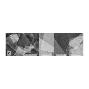 Mostră tapet Premium Canvas - Un simbol etern al permanenței și al ordinii - Abstracția, Bucată, alb-negru - 100x30 cm