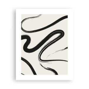 Poster - Capriciu în alb și negru - 40x50 cm