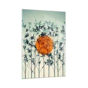 Tablou pe sticlă - Soarele japonez - 50x70 cm