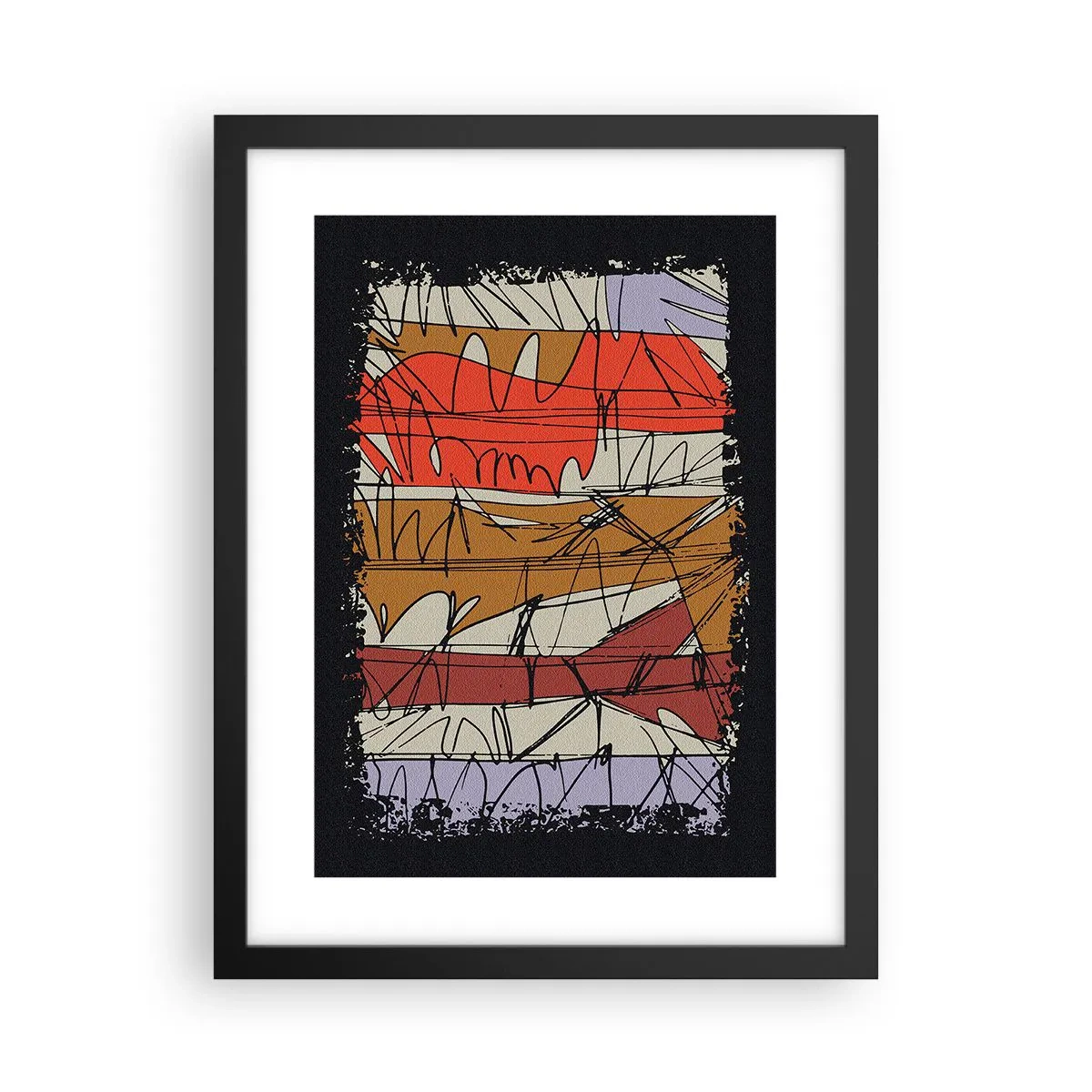 Poster în ramă neagră - Compoziție spontană - 30x40 cm