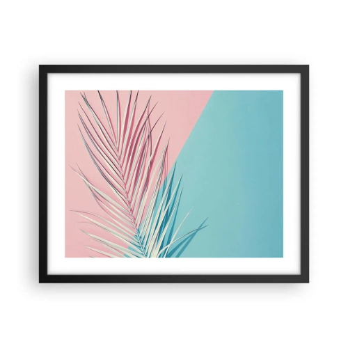 Poster în ramă neagră - Impresie tropicală - 50x40 cm