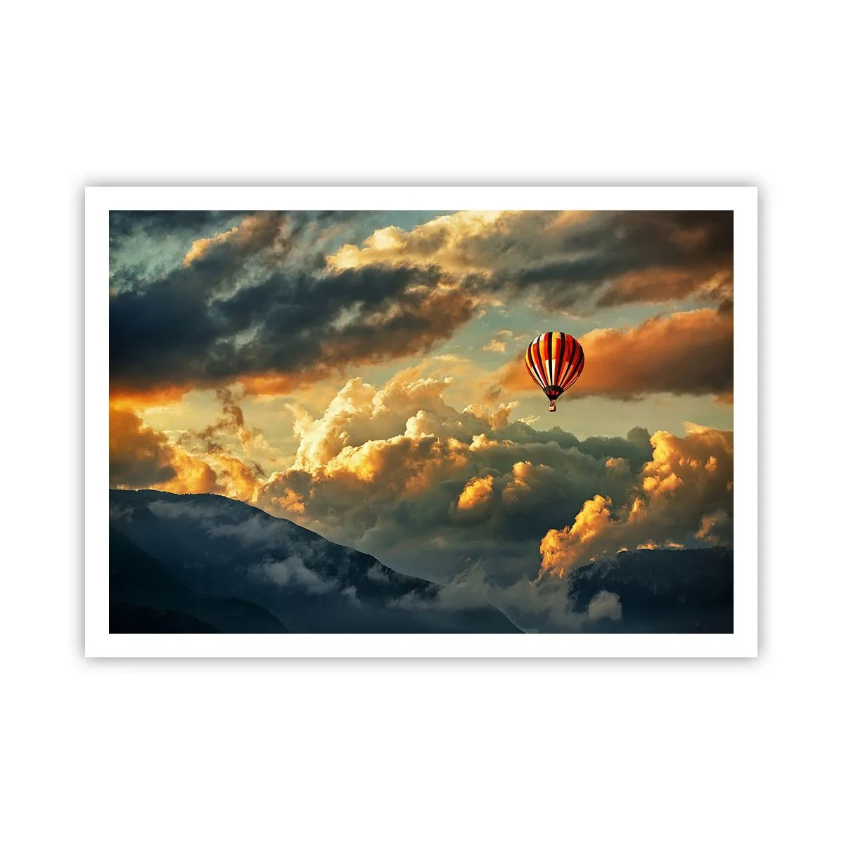Poster - Zbor pentru că vreau - 100x70 cm