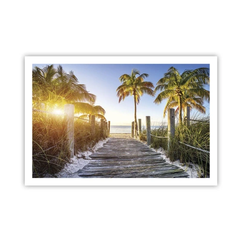 Poster - Direct în paradis - 91x61 cm