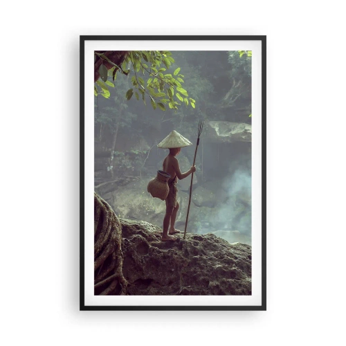 Poster în ramă neagră - Prietenul naturii - 61x91 cm