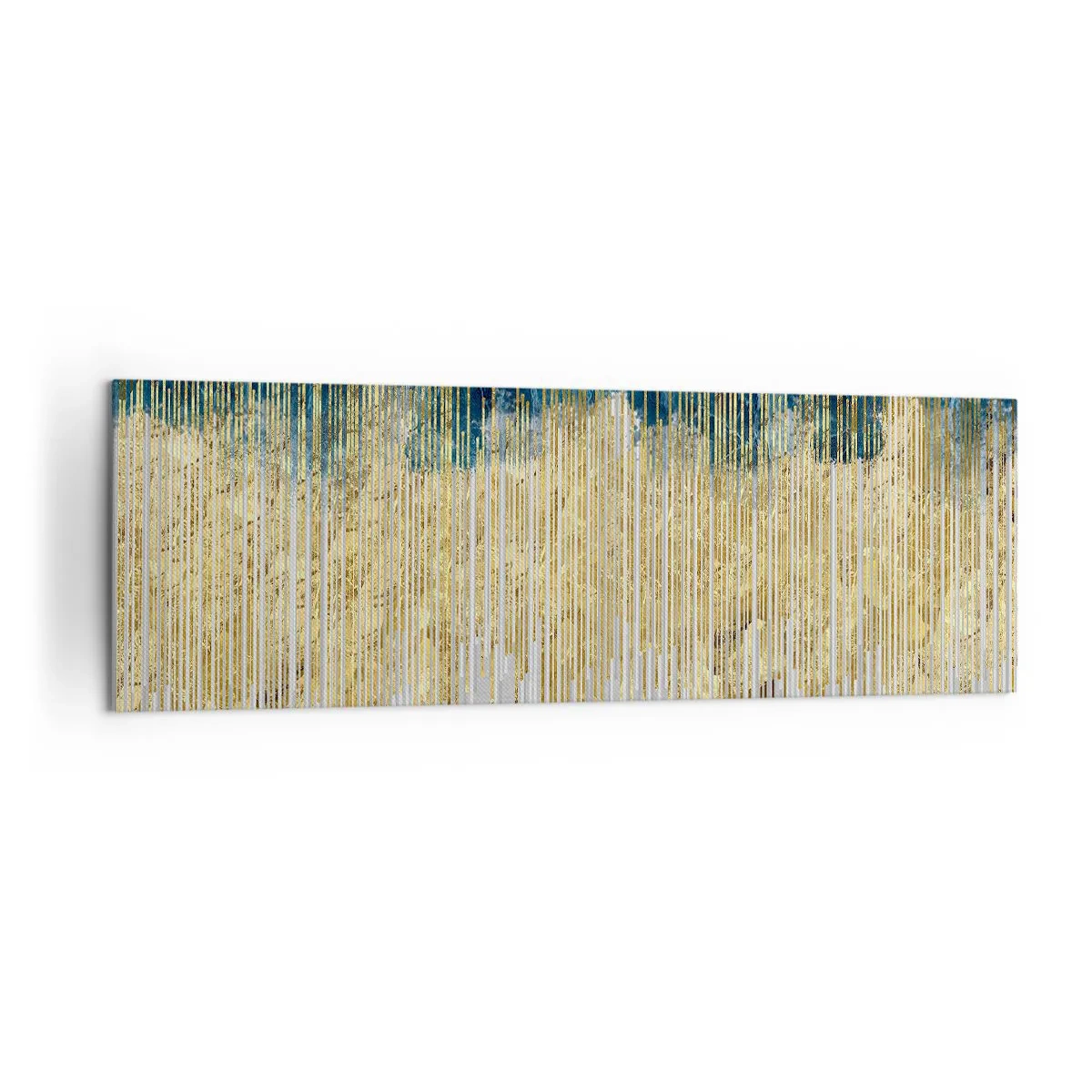 Tablou pe pânză - Granița aurită - 160x50 cm