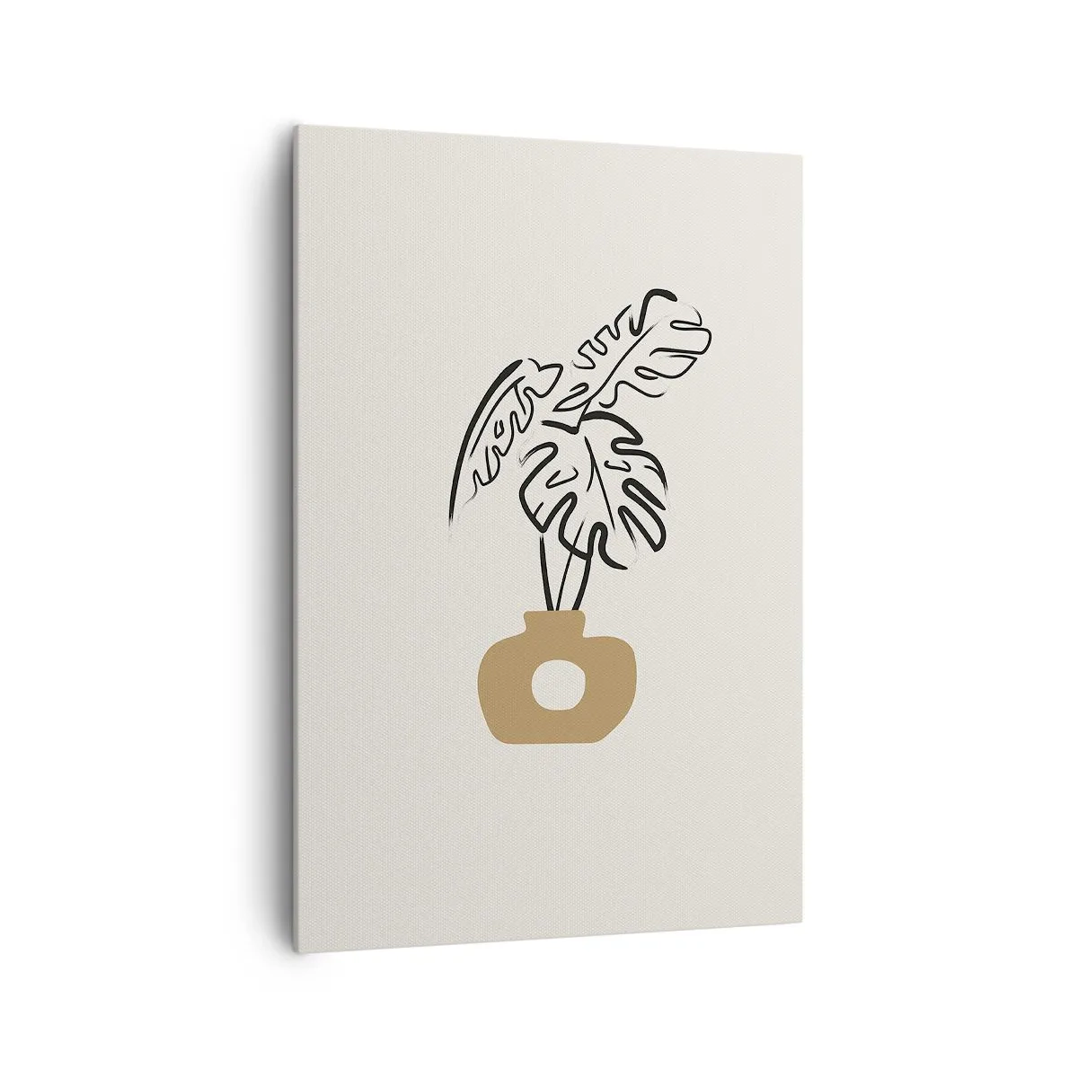 Tablou pe pânză - Monstera - decorarea casei - 70x100 cm