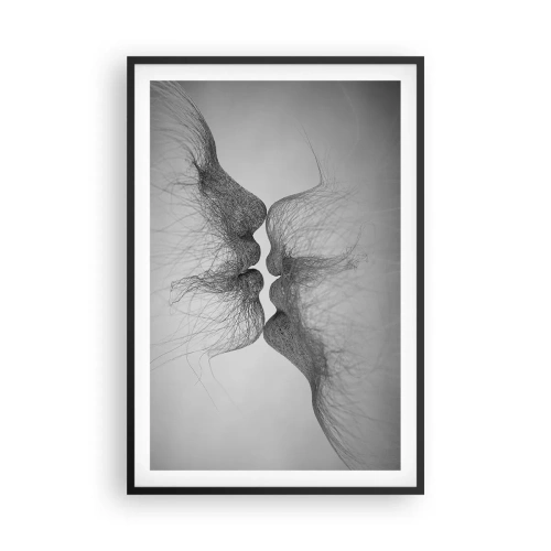 Poster în ramă neagră - Sărutul vântului - 61x91 cm