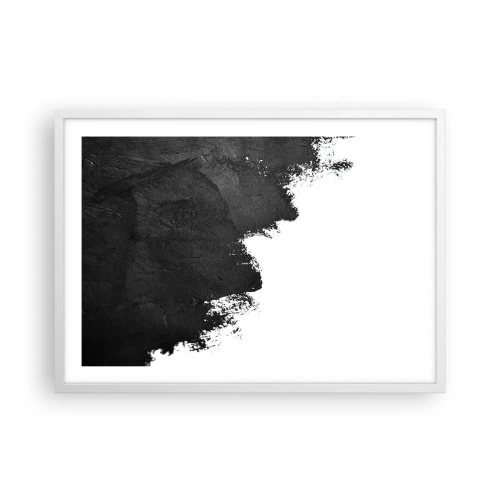 Poster în ramă albă - Elemente: pământ - 70x50 cm