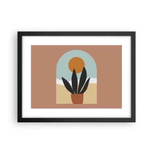 Poster în ramă neagră - Bucurii mici - 40x30 cm